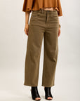 Toxik3 ballon cropped jeansbroek van stretchdenim