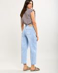 Toxik3 pantalon jean balloon cropped denim stretch
