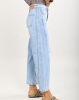 Toxik3 pantalon jean balloon cropped denim stretch