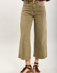 Toxik3 wide cropped stretch denim pants