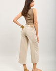 Toxik3 wide cropped stretch denim pants