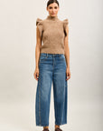 Toxik3 ballonjeansbroek Lyocell studdetails