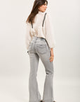Toxik3 stretch denim bootcut pants with buttoned back pockets