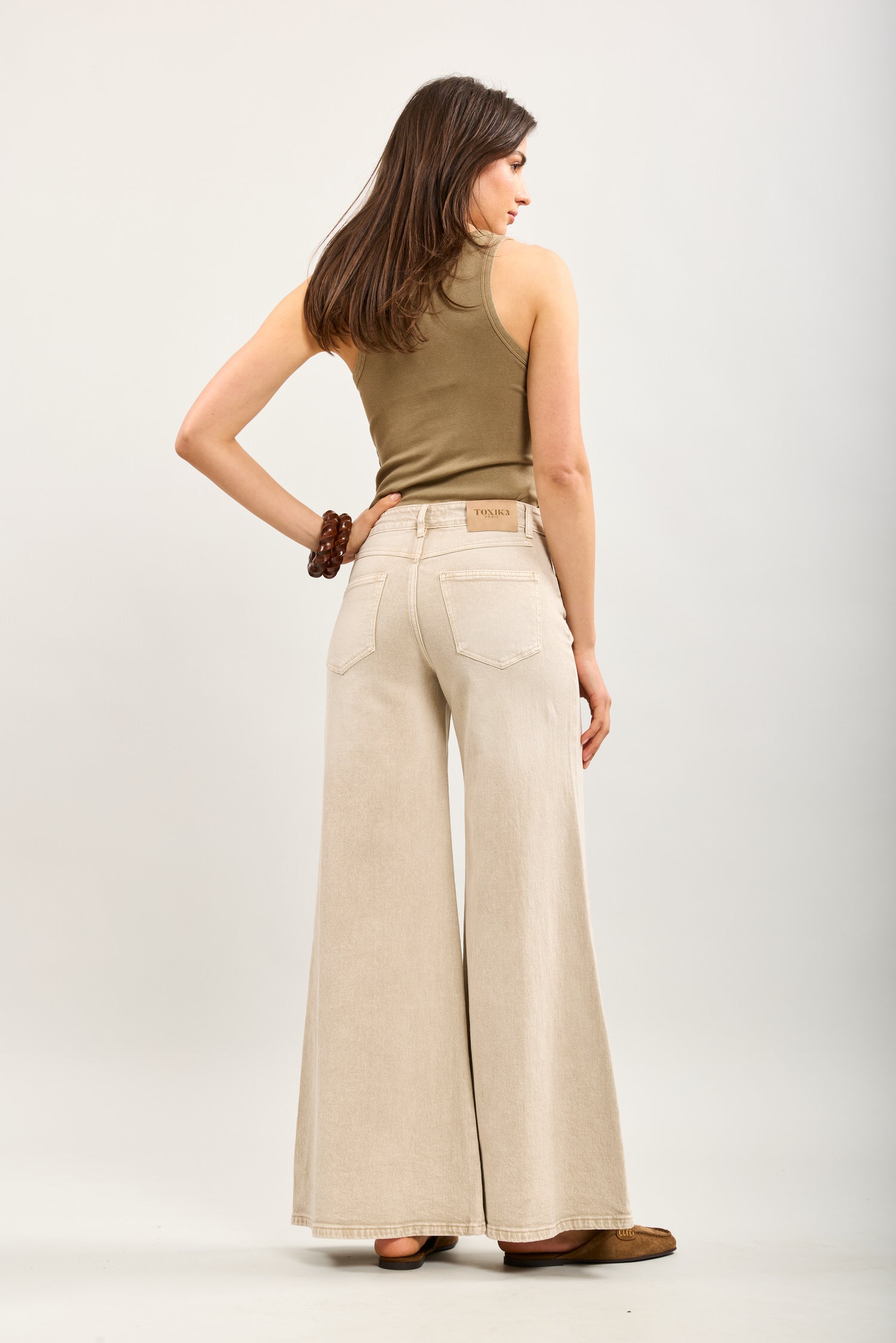 Toxik3 pantalon wide en jean stretch