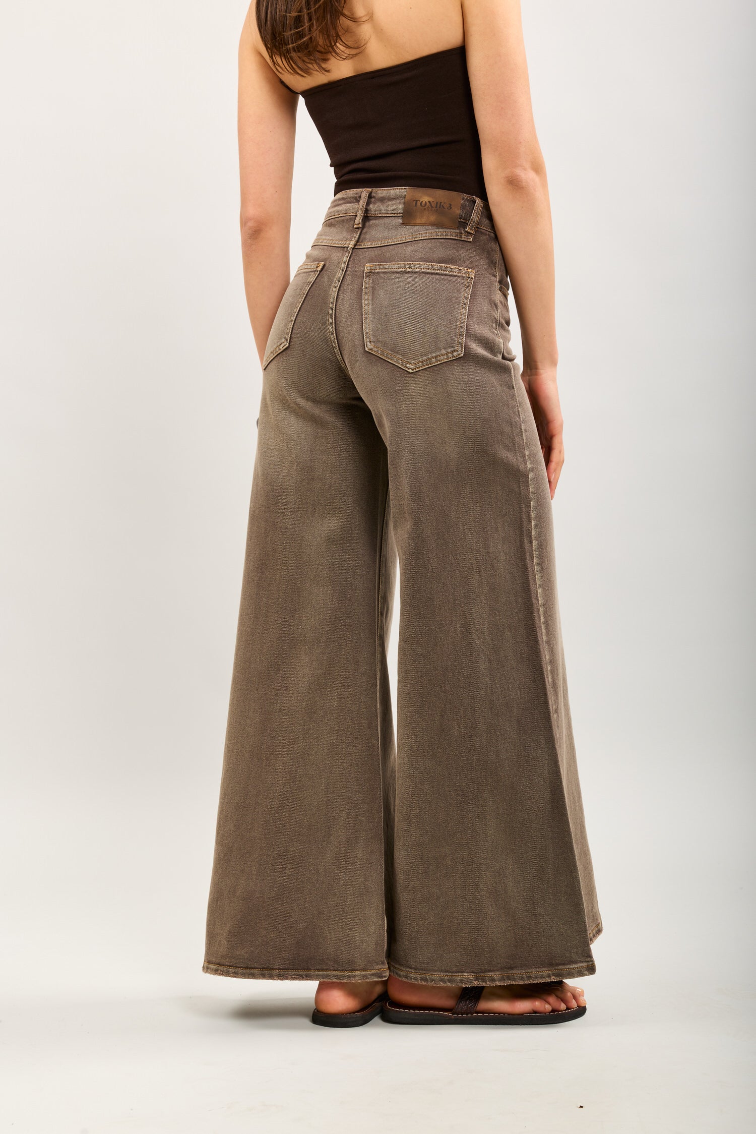 Toxik3 pantalon wide en jean stretch