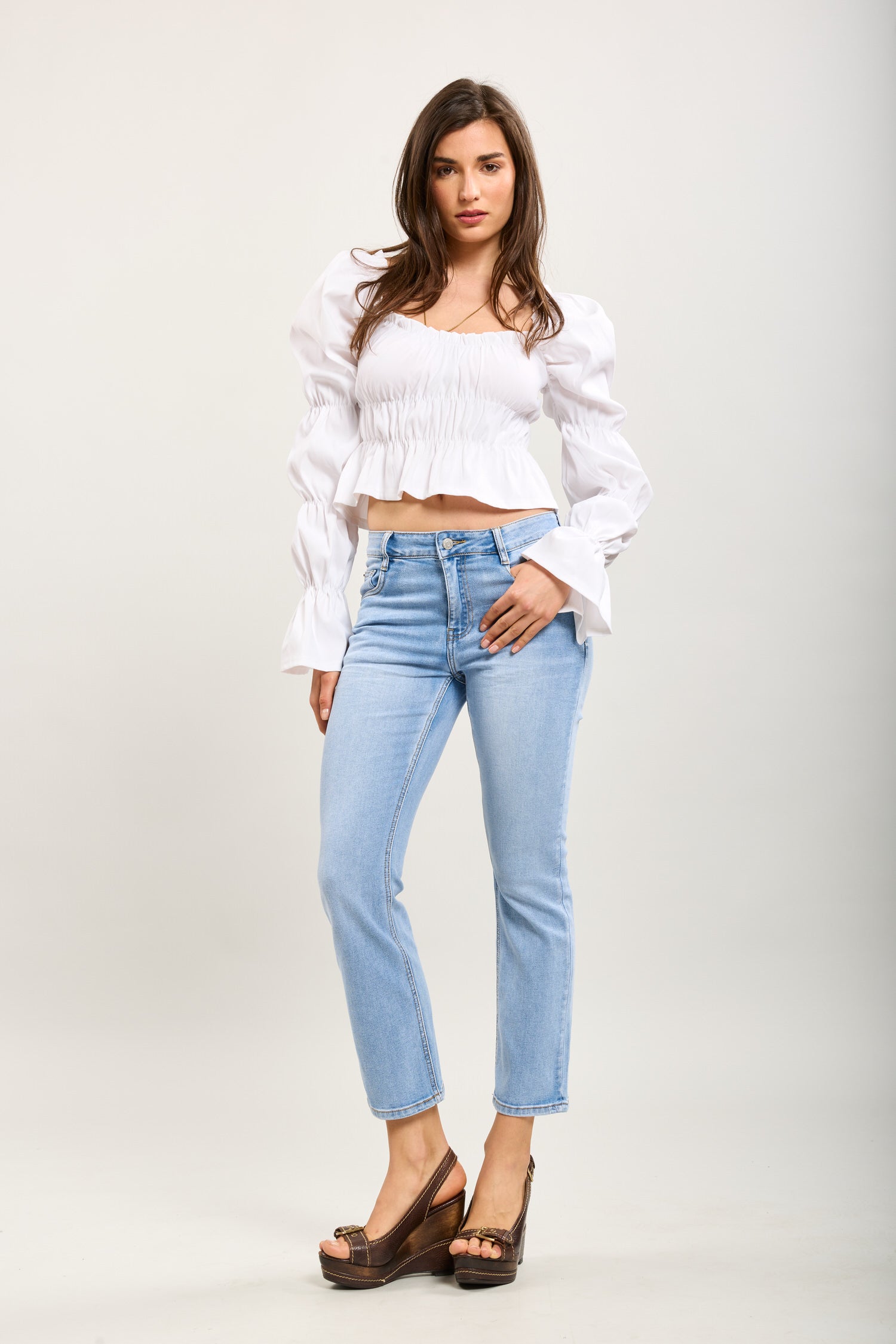 Toxik3 slim cropped stretch denim jean pants