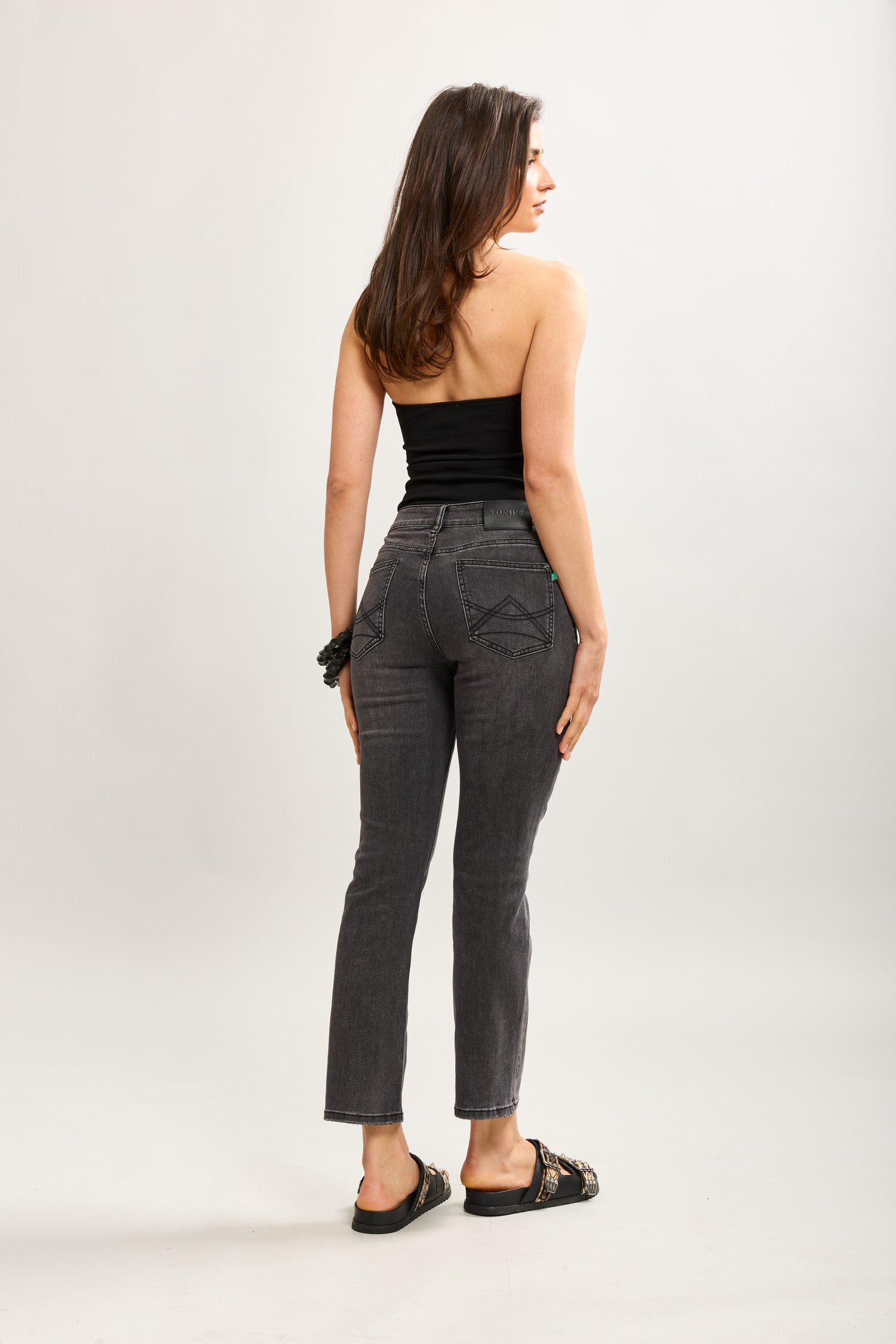 Toxik3 slim cropped stretch denim jean pants