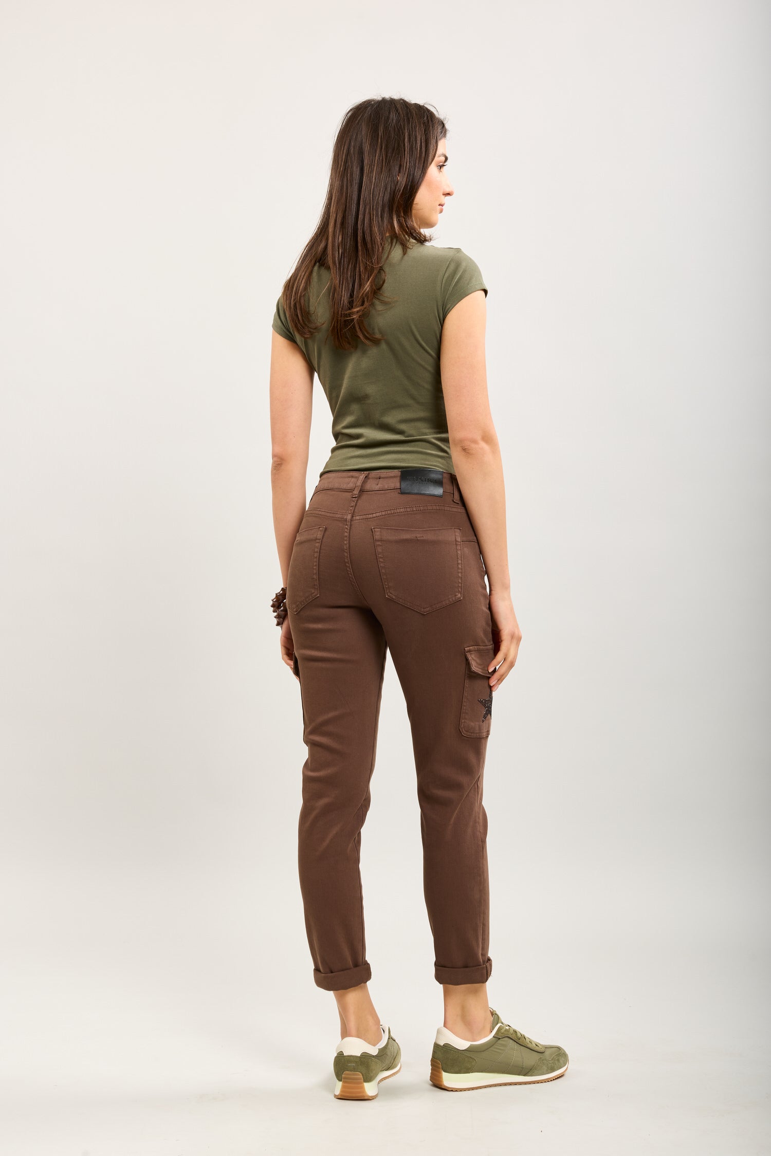 Toxik3 pantalon cargo cropped slim en jean stretch