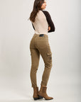 Toxik3 pantalon cargo cropped slim en jean stretch