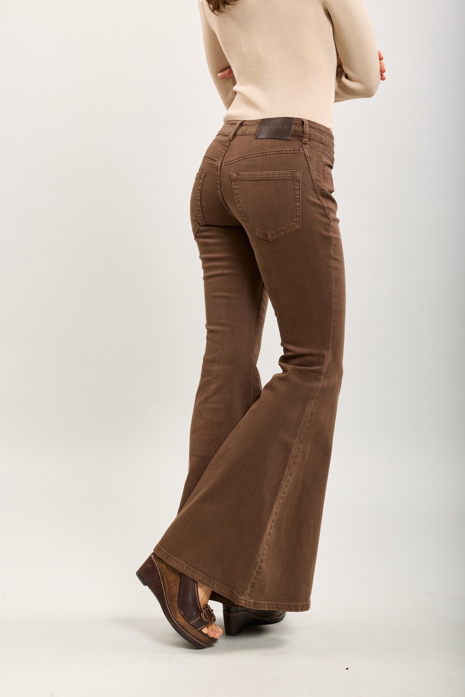 Toxik3 pantalon jean stretch flare denim