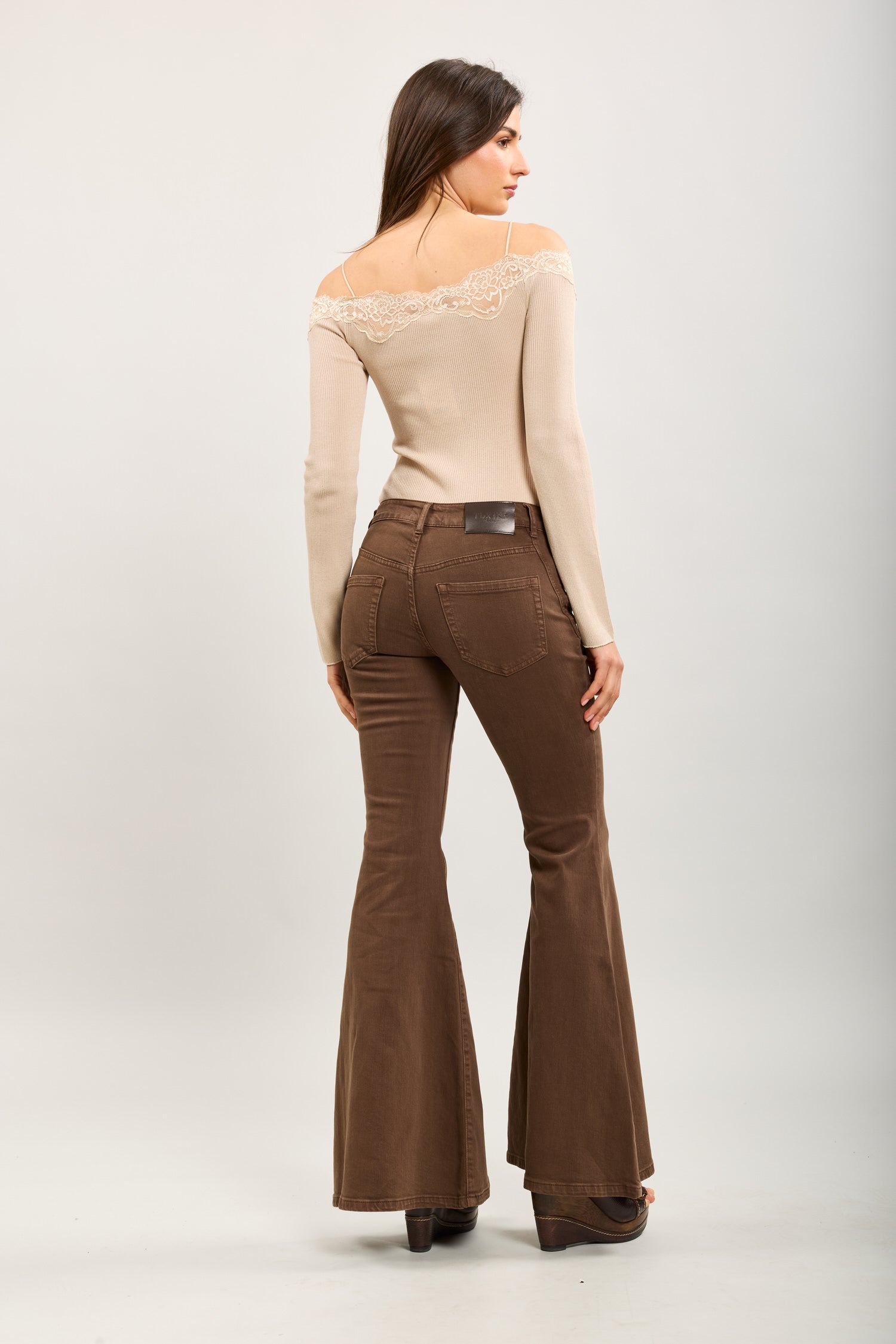 Toxik3 pantalon jean stretch flare denim