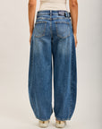 Toxik3 stretch denim balloon jean pants buttons at the waist