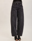 Toxik3 stretch denim balloon jean pants buttons at the waist