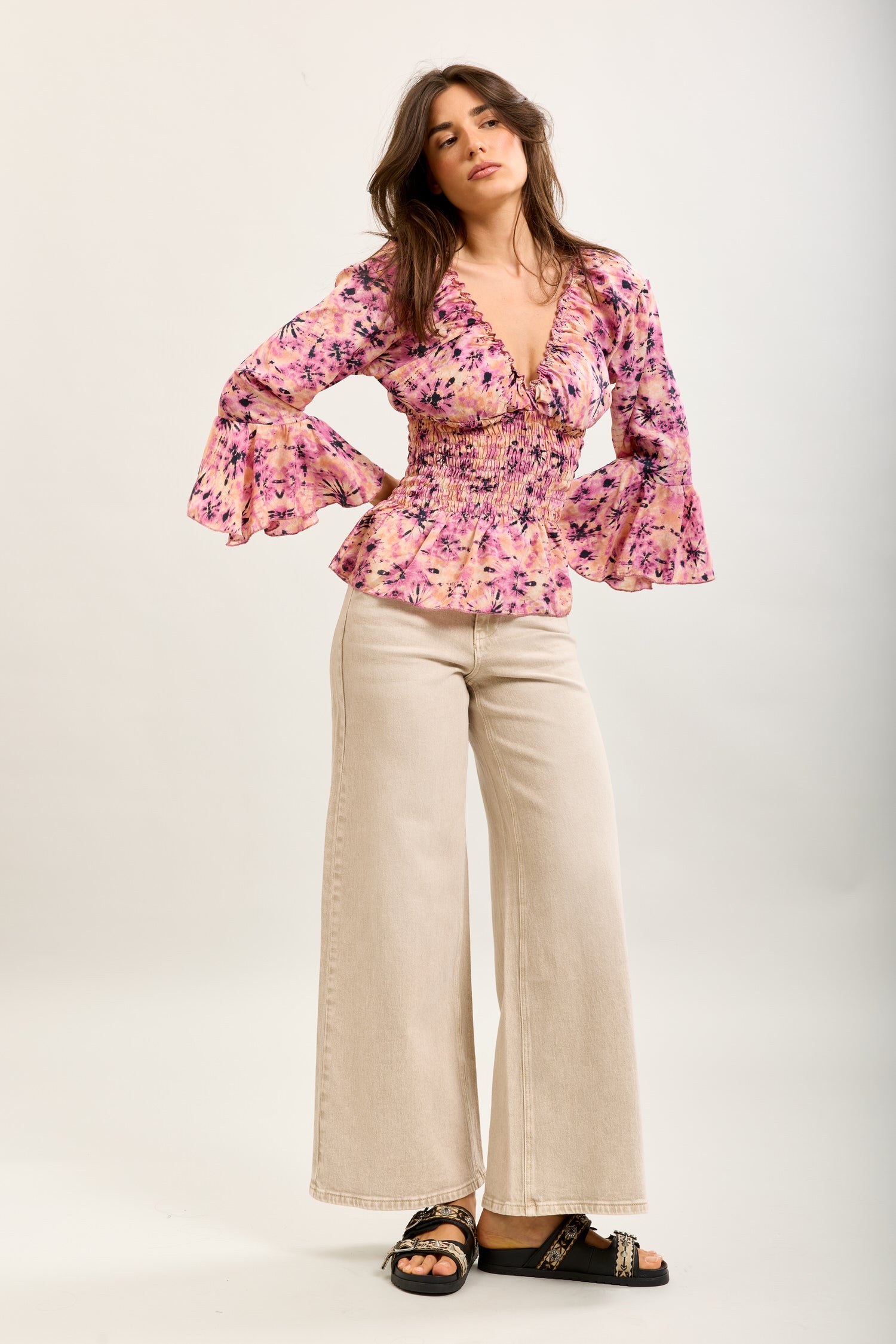 Toxik3 pantalon jean extra-wide denim stretch