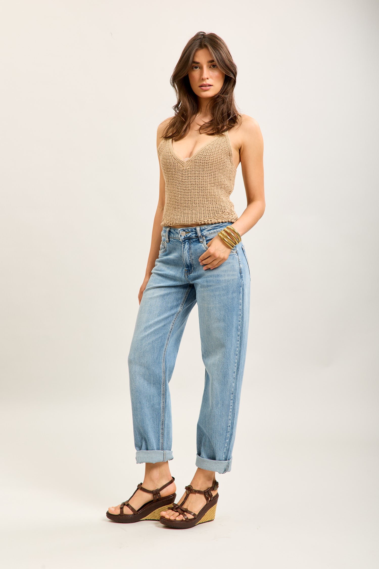 Toxik3 Lyocell denim mom jean pants