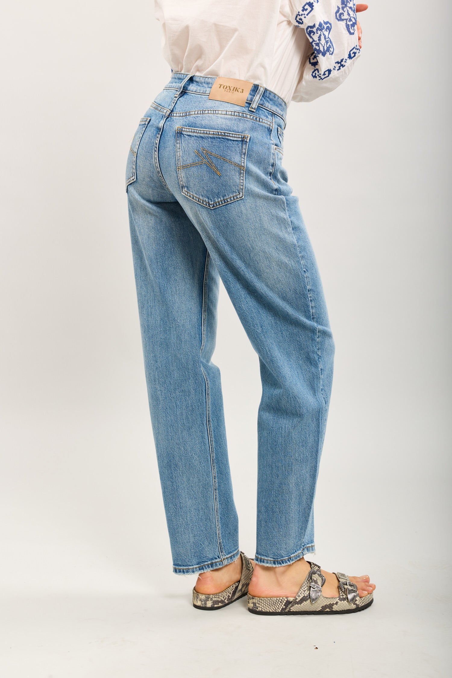 Toxik3 Lyocell denim mom jean pants