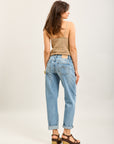 Toxik3 pantalon jean mom denim Lyocell