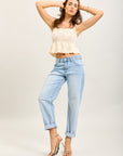 Toxik3 pantalon jean mom denim Lyocell