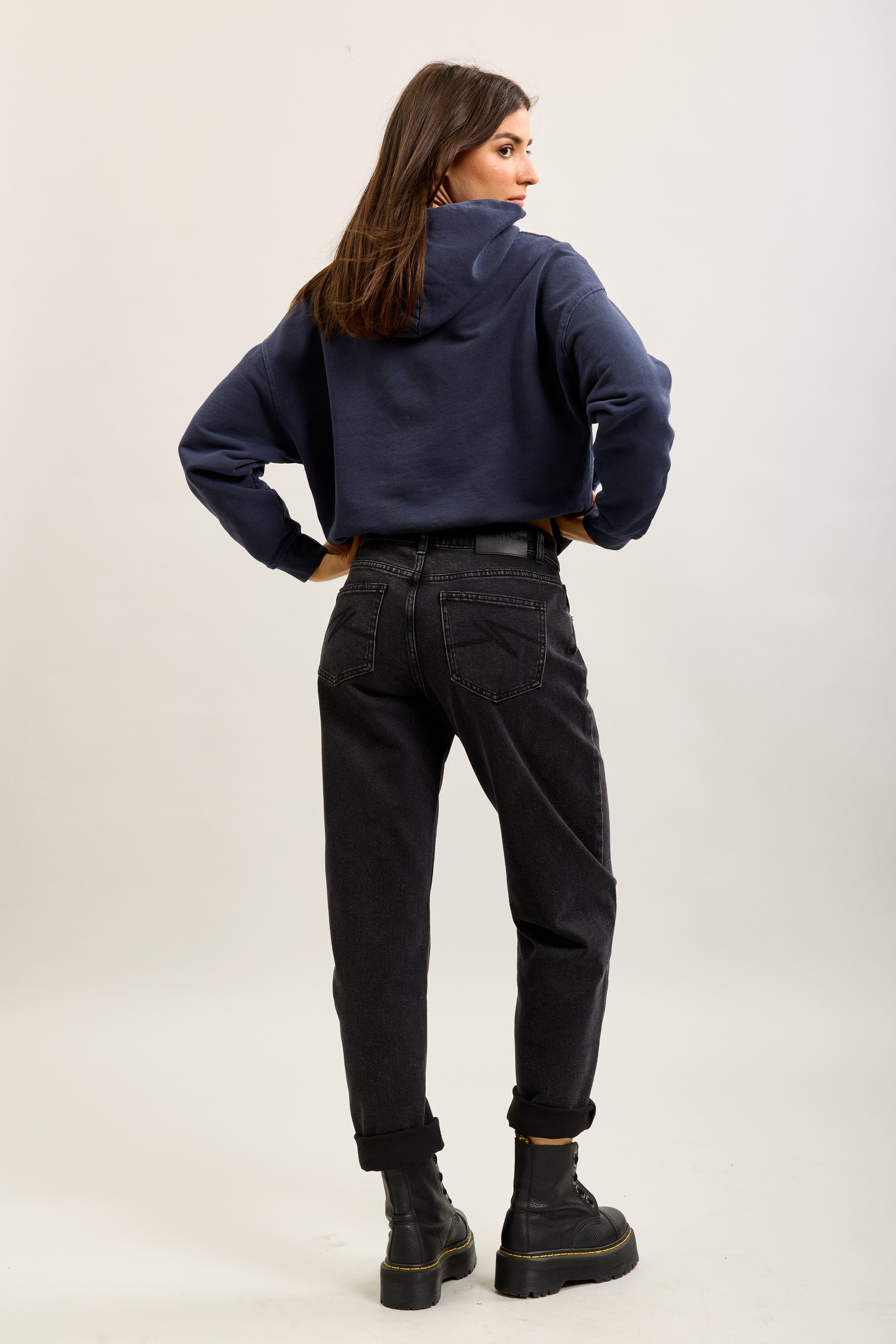 Toxik3 pantalon jean mom denim Lyocell