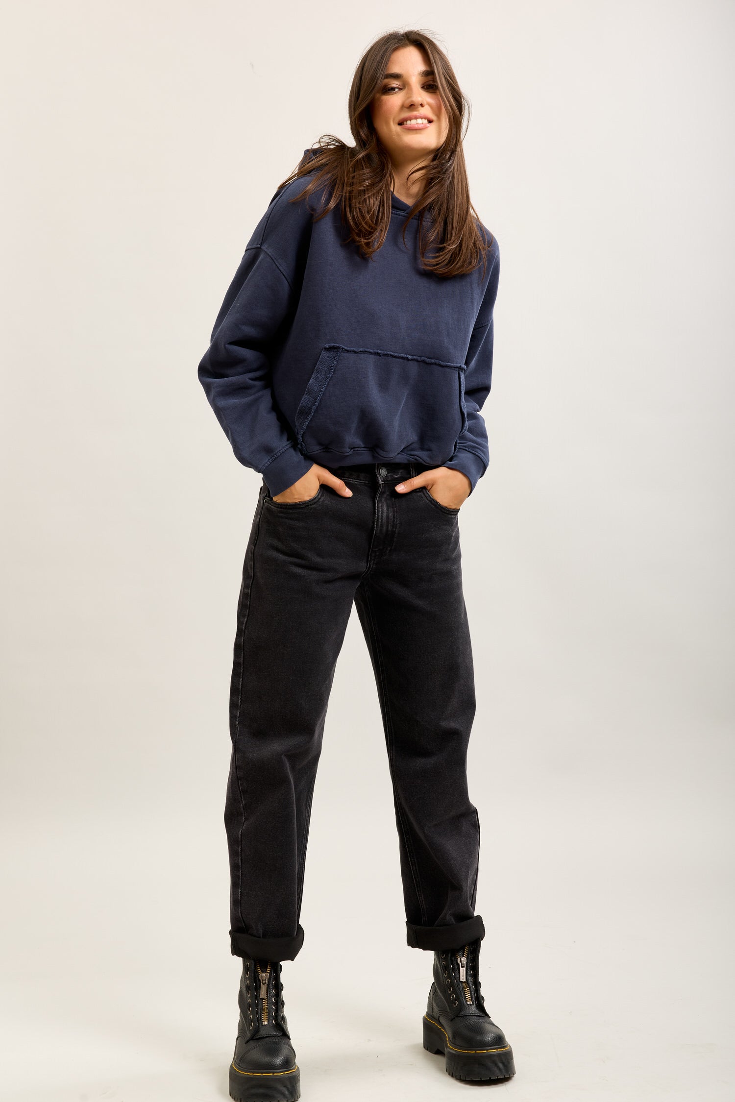 Toxik3 pantalon jean mom denim Lyocell