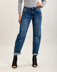 Toxik3 pantalon jean mom denim Lyocell