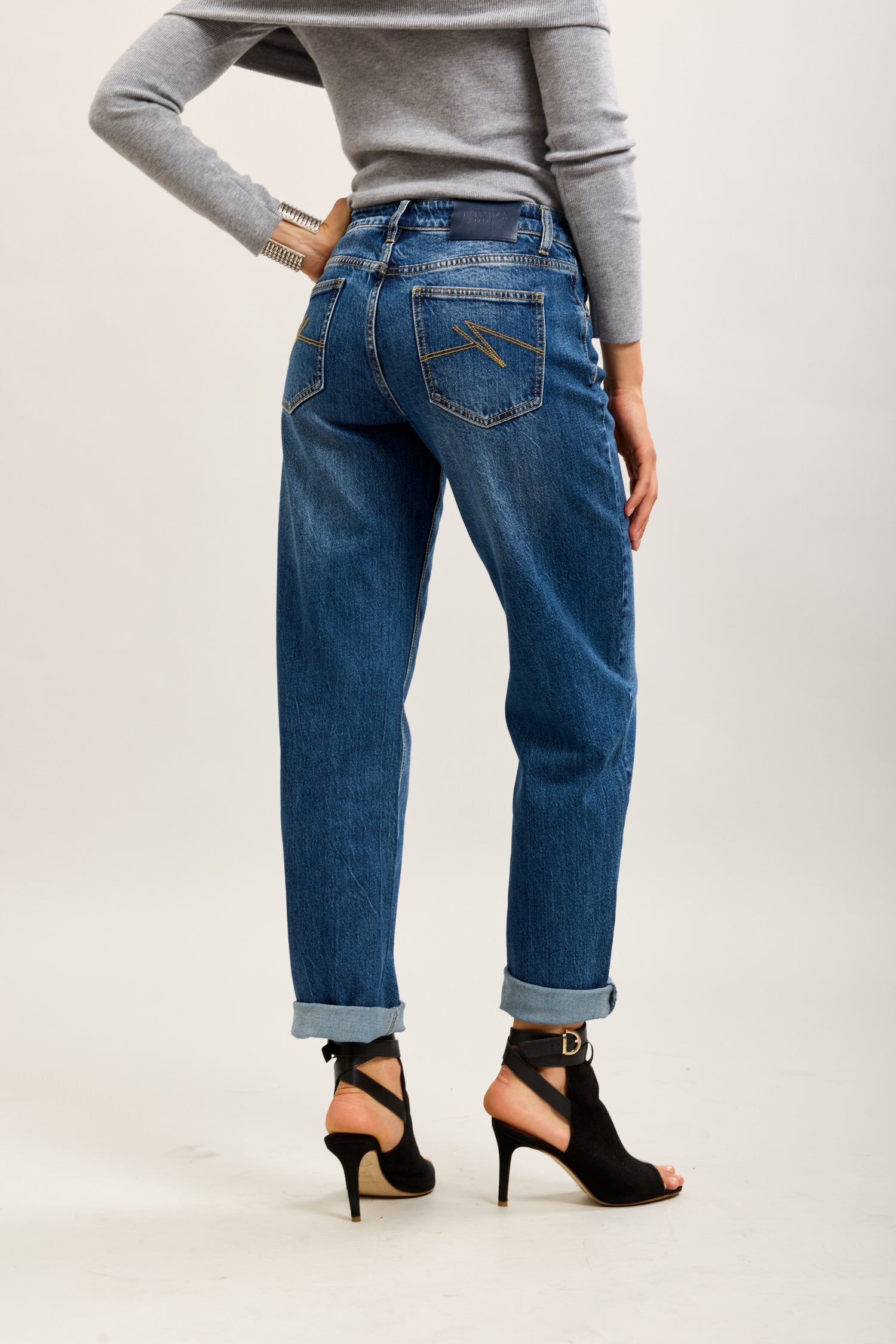 Toxik3 pantalon jean mom denim Lyocell