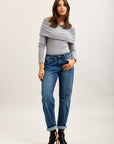 Toxik3 pantalon jean mom denim Lyocell