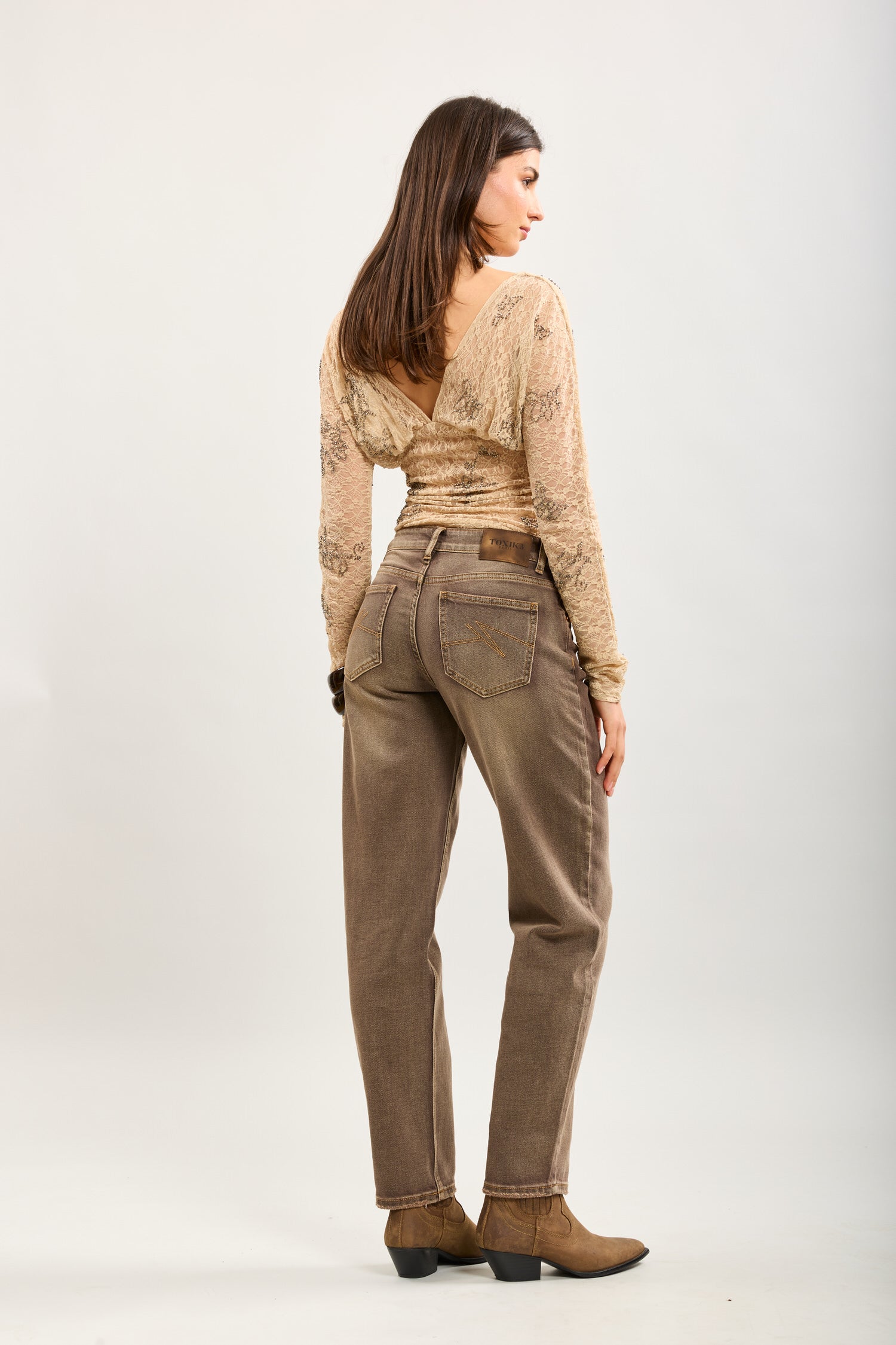 Toxik3 Lyocell denim mom jean pants