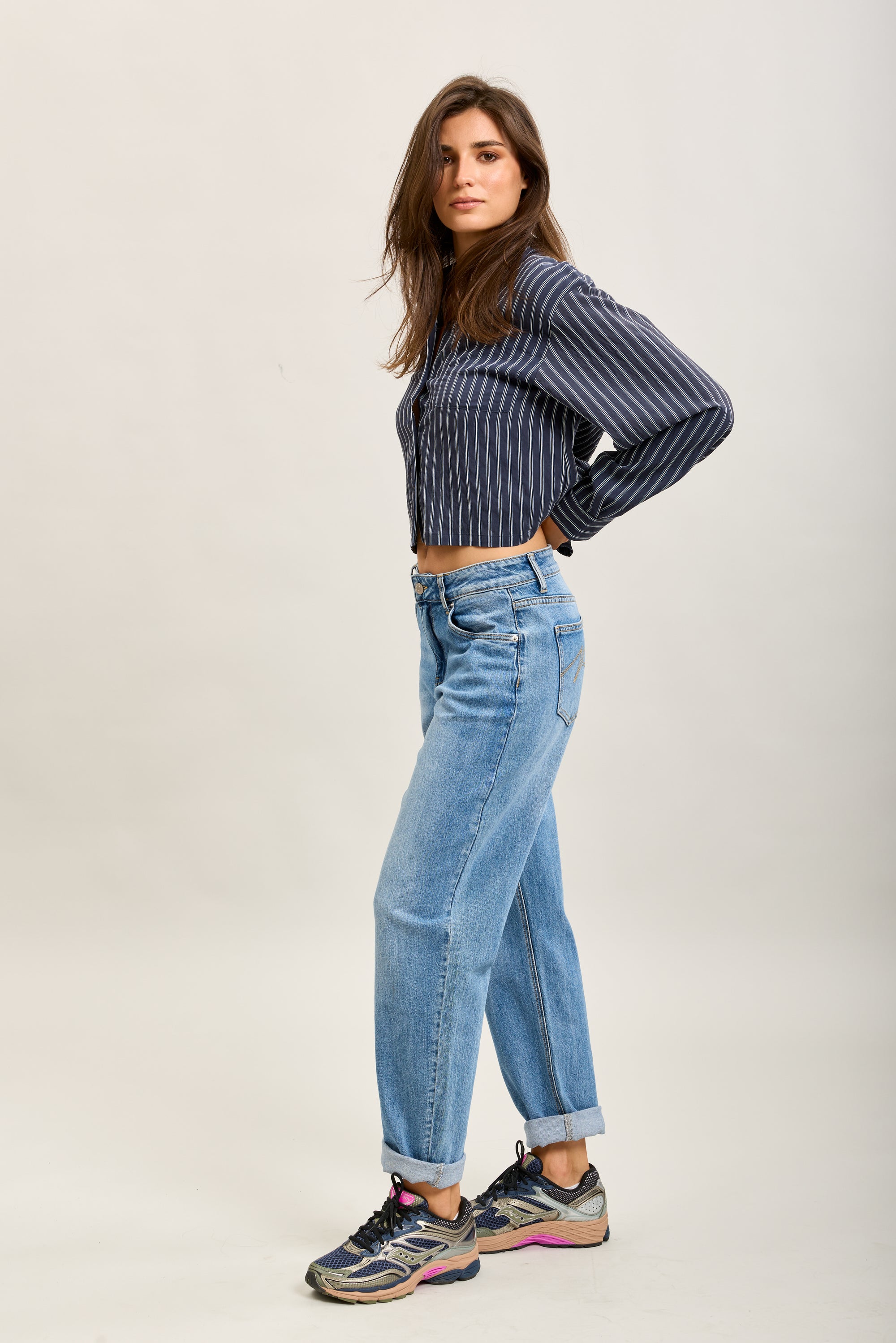 Toxik3 Lyocell denim mom jeansbroek