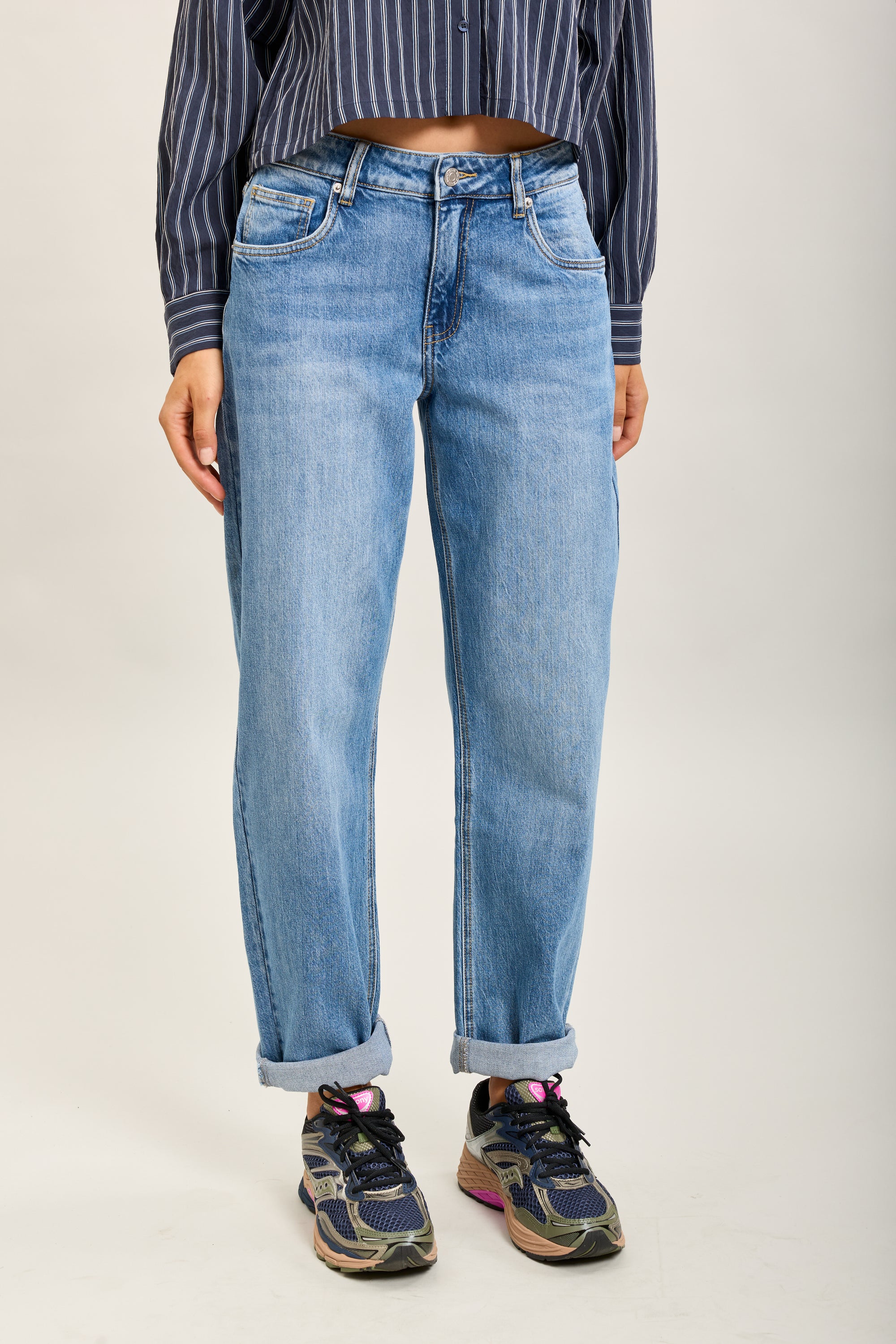 Toxik3 Lyocell denim mom jeansbroek