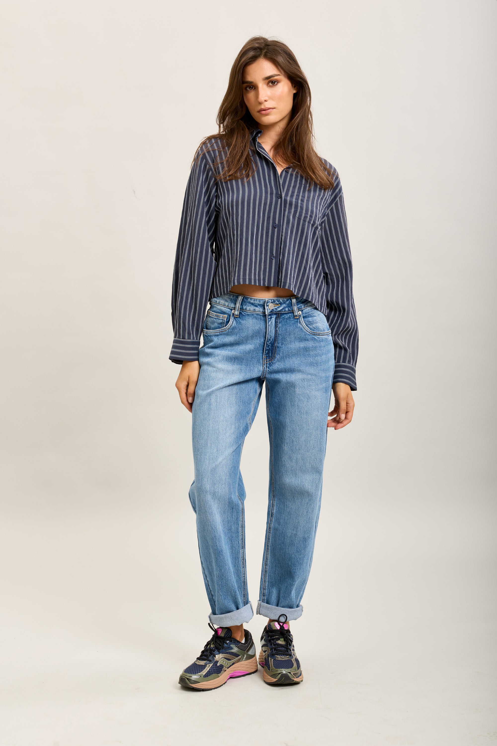 Toxik3 Lyocell denim mom jeansbroek