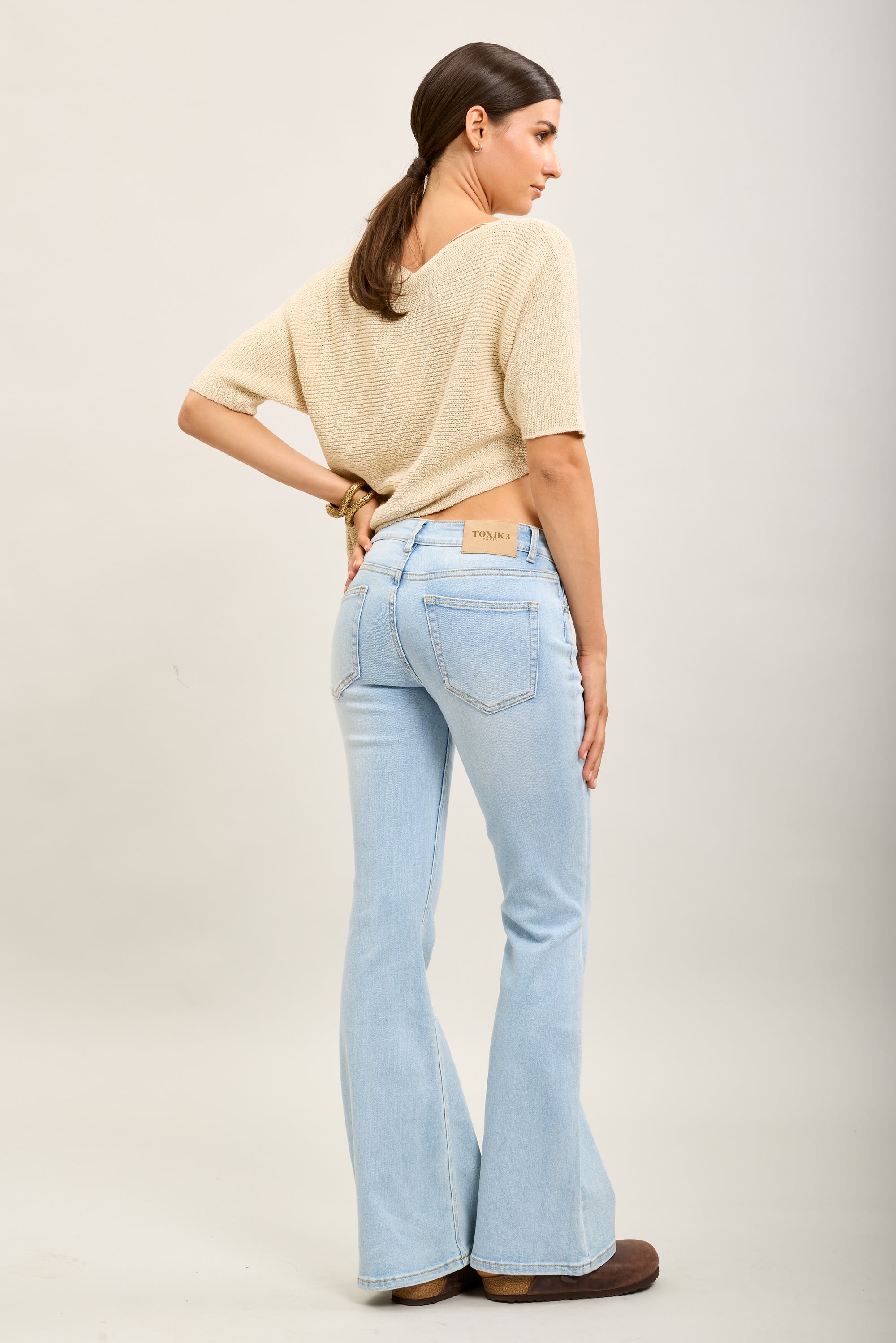 Toxik3 pantalon jean bootcut denim stretch