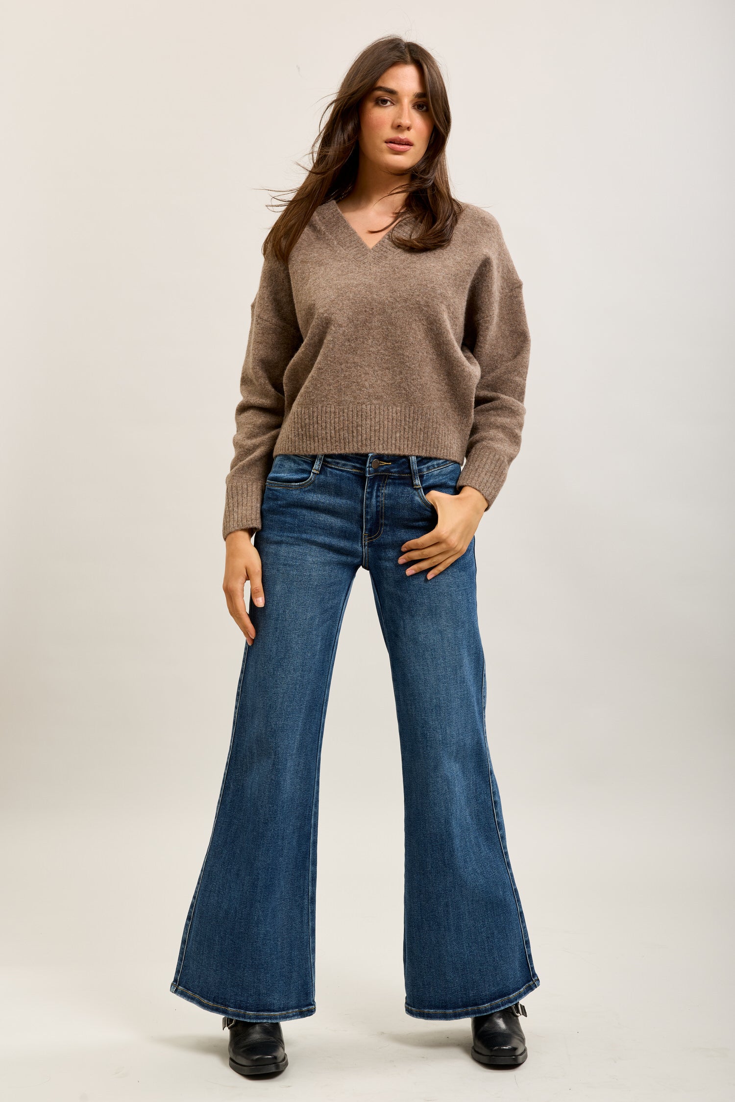 Toxik3 pantalon jean wide denim stretch