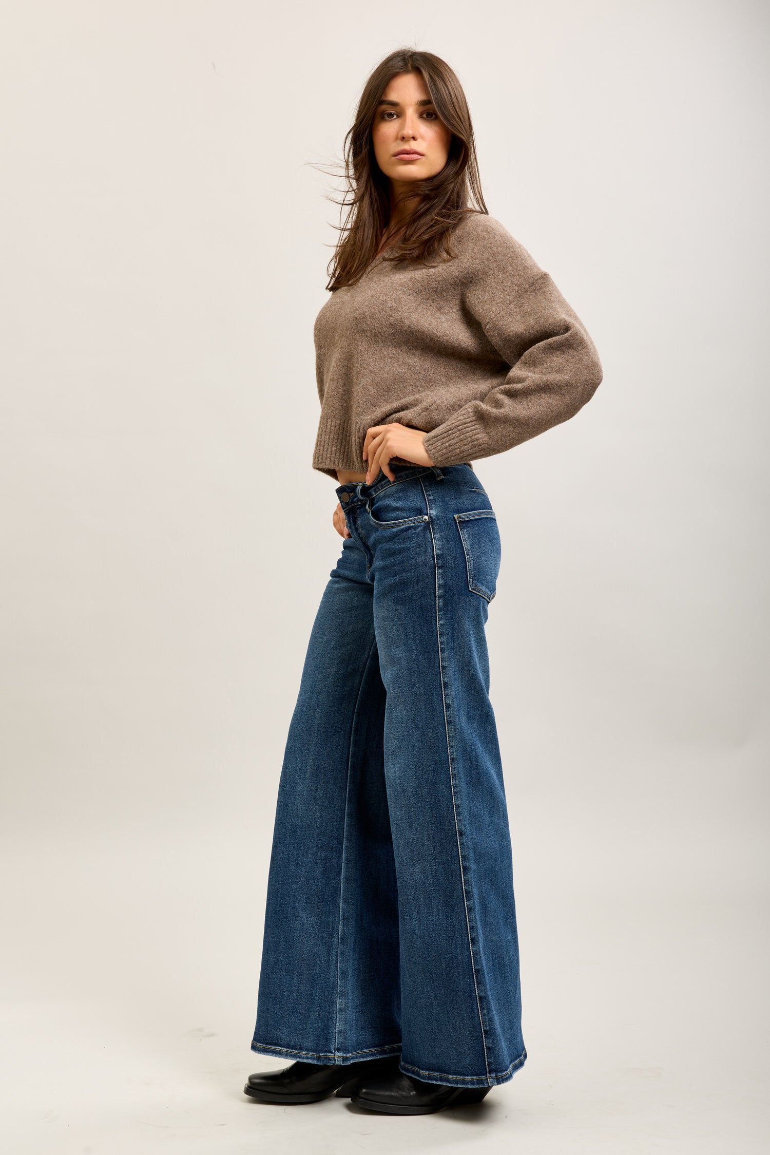 Toxik3 pantalon jean wide denim stretch