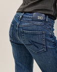 Toxik3 stretch denim bootcut jean pants with slits