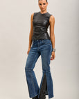 Toxik3 stretch denim bootcut jean pants with slits