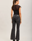 Toxik3 stretch denim bootcut jean pants with slits