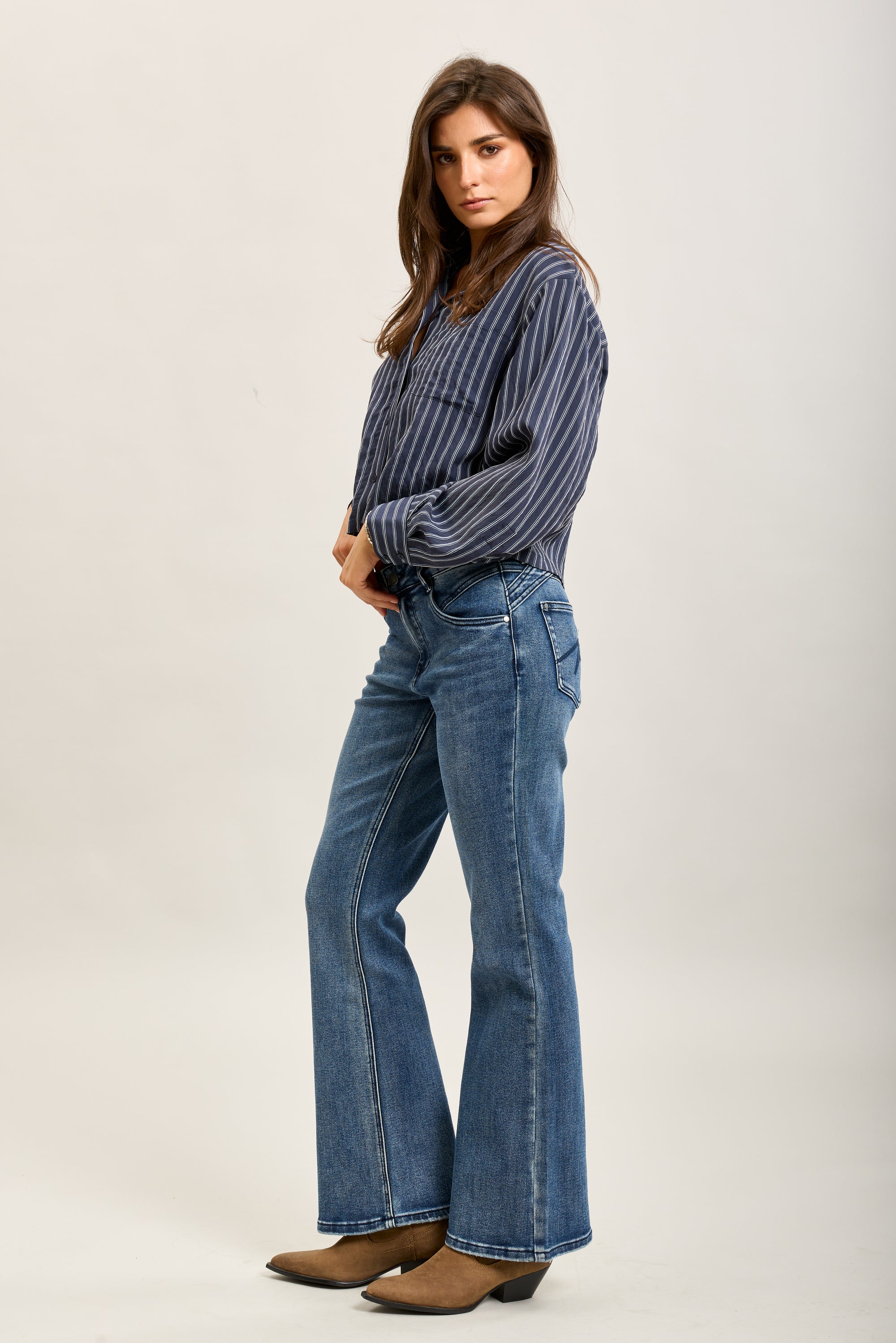 Toxik3 pantalon jean bootcut denim stretch