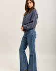 Toxik3 pantalon jean bootcut denim stretch