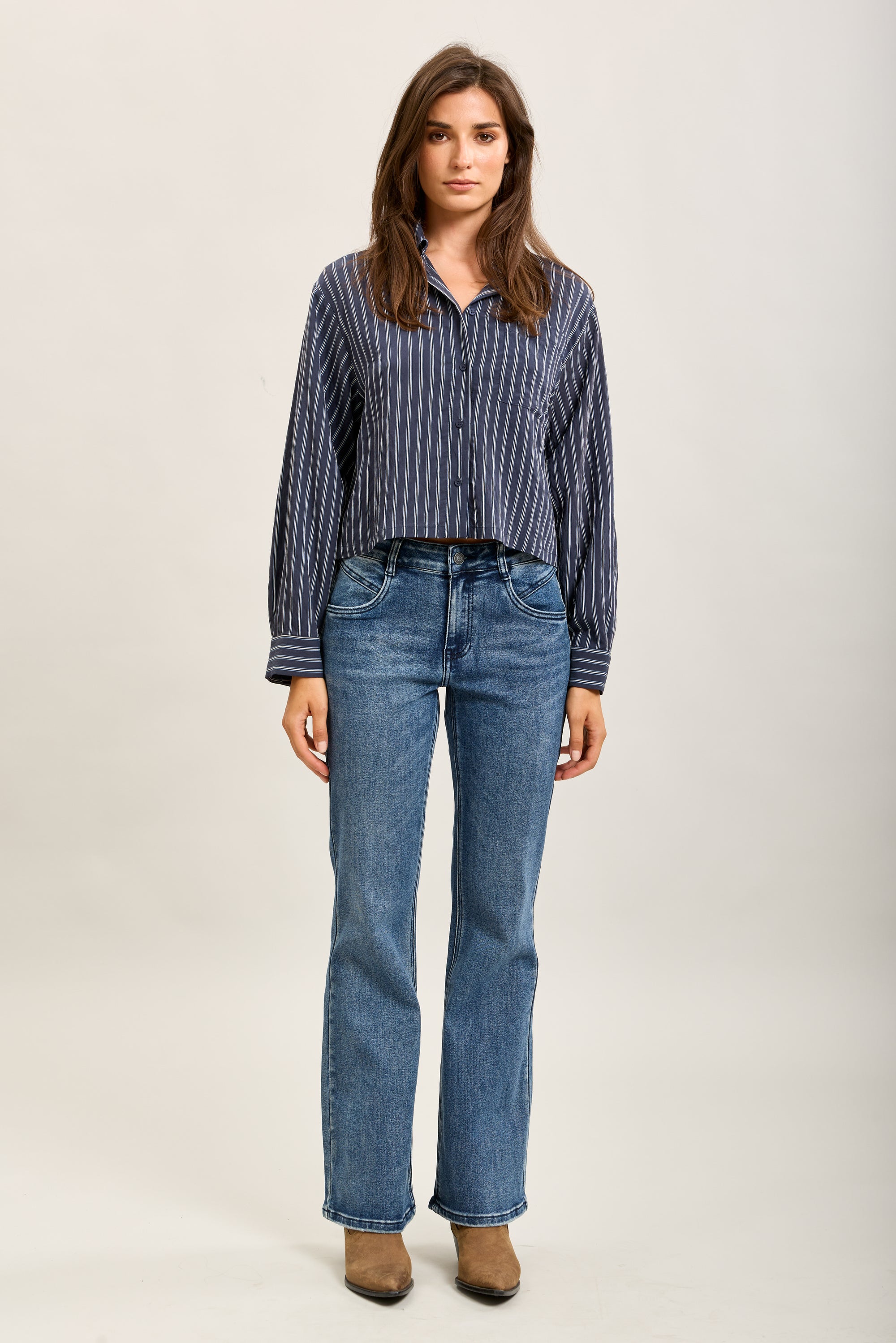 Toxik3 pantalon jean bootcut denim stretch