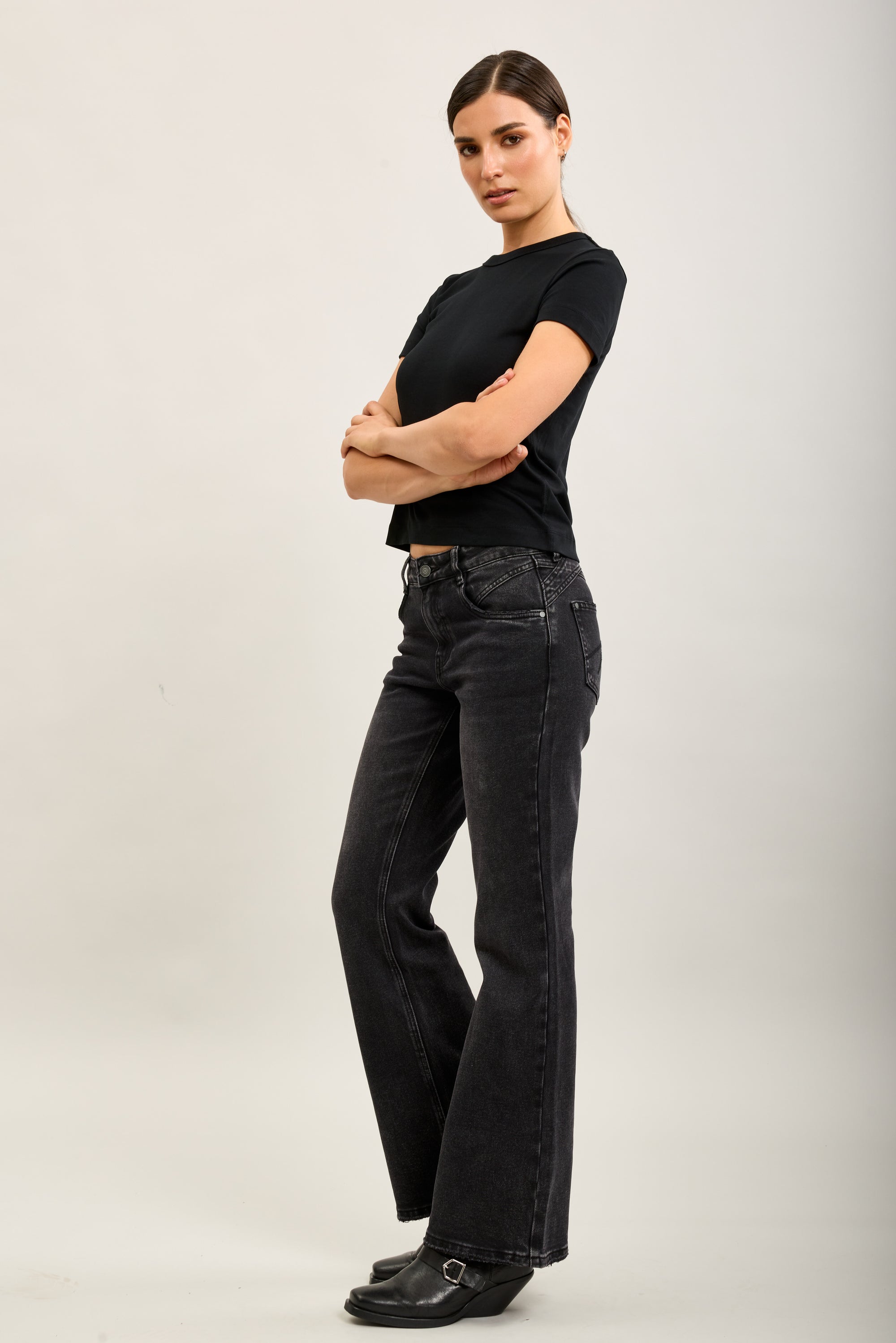 Toxik3 pantalon jean bootcut denim stretch