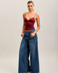 Toxik3 pantalon jean extra-wide denim stretch clous