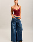 Toxik3 pantalon jean extra-wide denim stretch clous