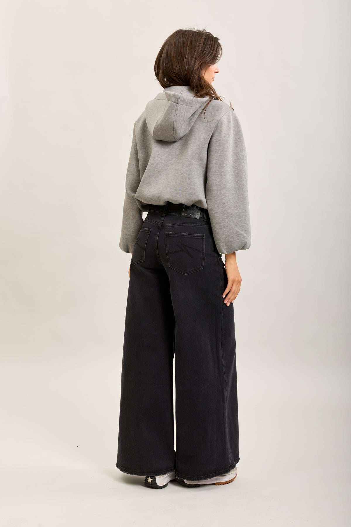 Toxik3 pantalon jean extra-wide denim stretch clous