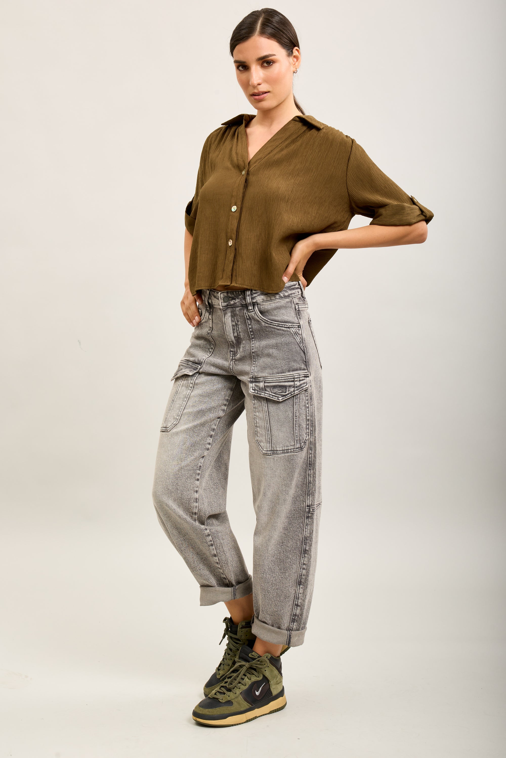 Toxik3 pantalon jean cargo denim stretch