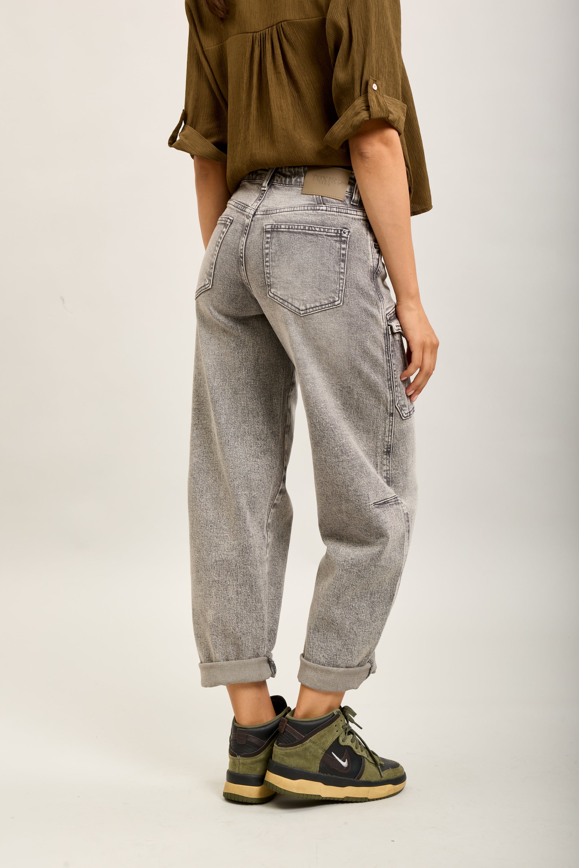 Toxik3 pantalon jean cargo denim stretch