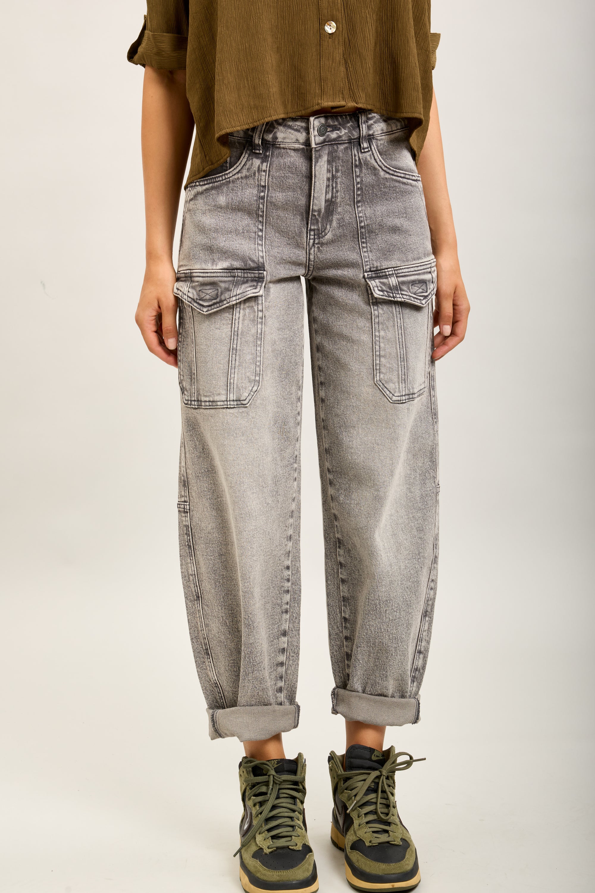 Toxik3 pantalon jean cargo denim stretch