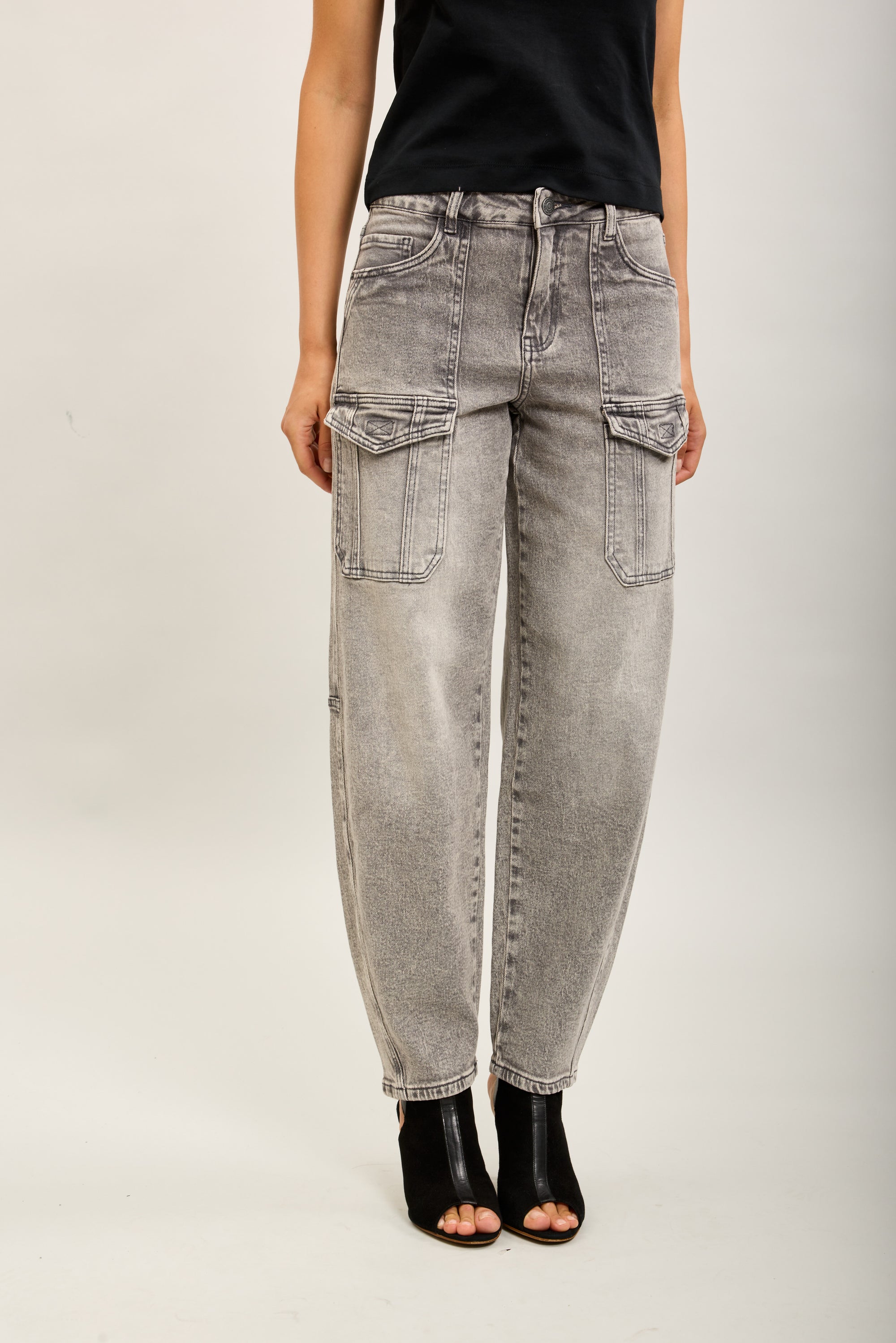 Toxik3 pantalon jean cargo denim stretch