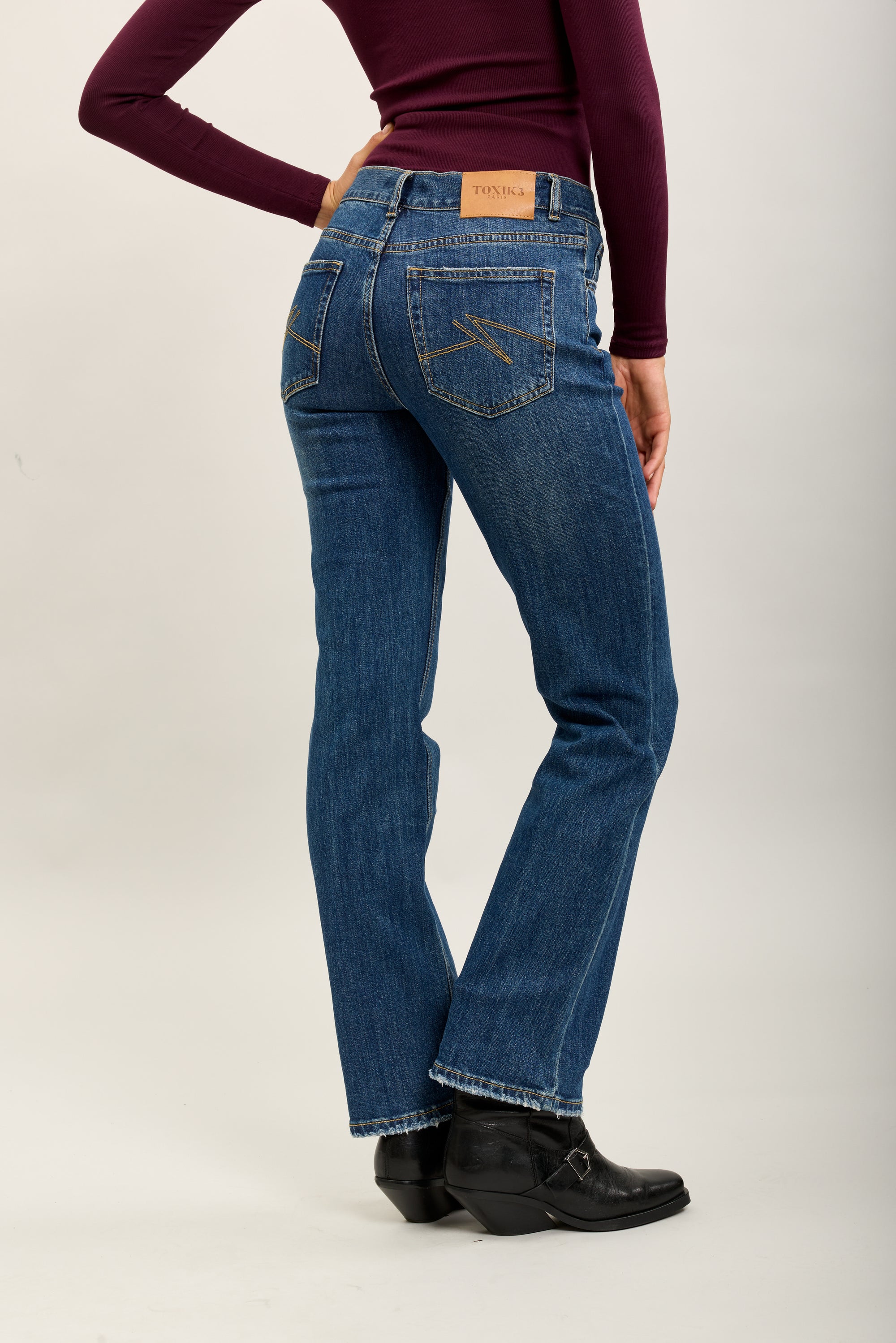 Toxik3 pantalon jean droit denim stretch