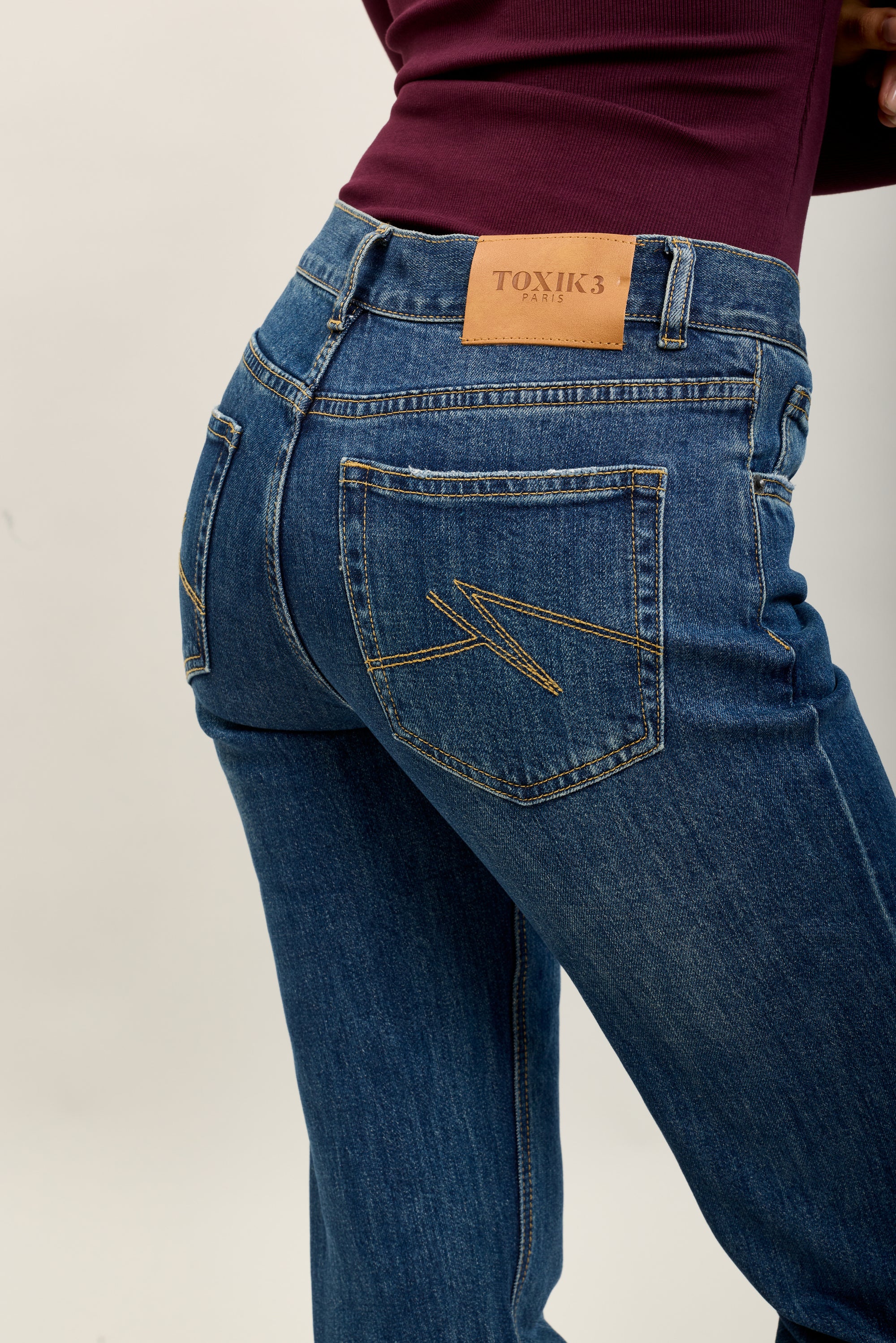 Toxik3 pantalon jean droit denim stretch